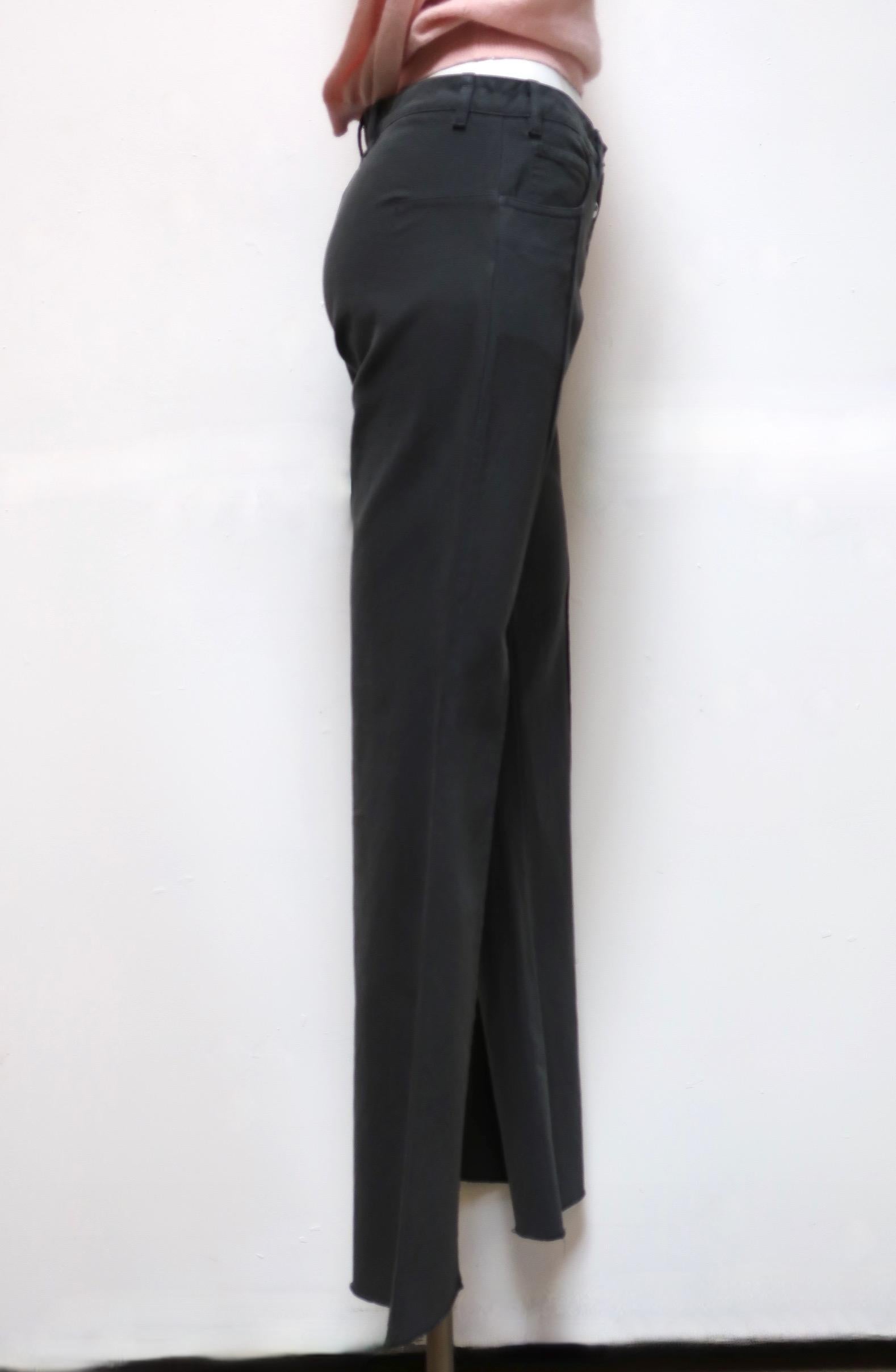 Donna Maison Martin Margiela - Pantalone a gamba larga a taglio alto