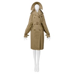 Maison Martin Margiela Iconic Khaki Overhead Trench Coat 2005