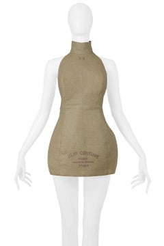 Maison Martin Margiela Iconic Semi Couture Dressmaker Bodice w High Collar 1997