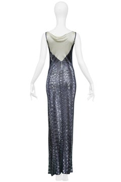 Maison Martin Margiela Iconic Sequin Print Dress 1996