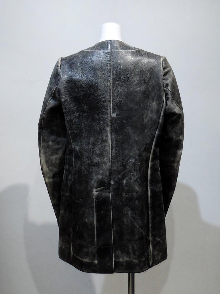 Maison Martin Margiela Leather Top For Sale at 1stDibs