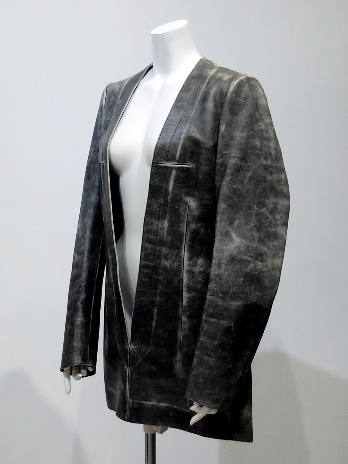 Maison Martin Margiela Leather Top In Excellent Condition For Sale In Shibuya-Ku, 13