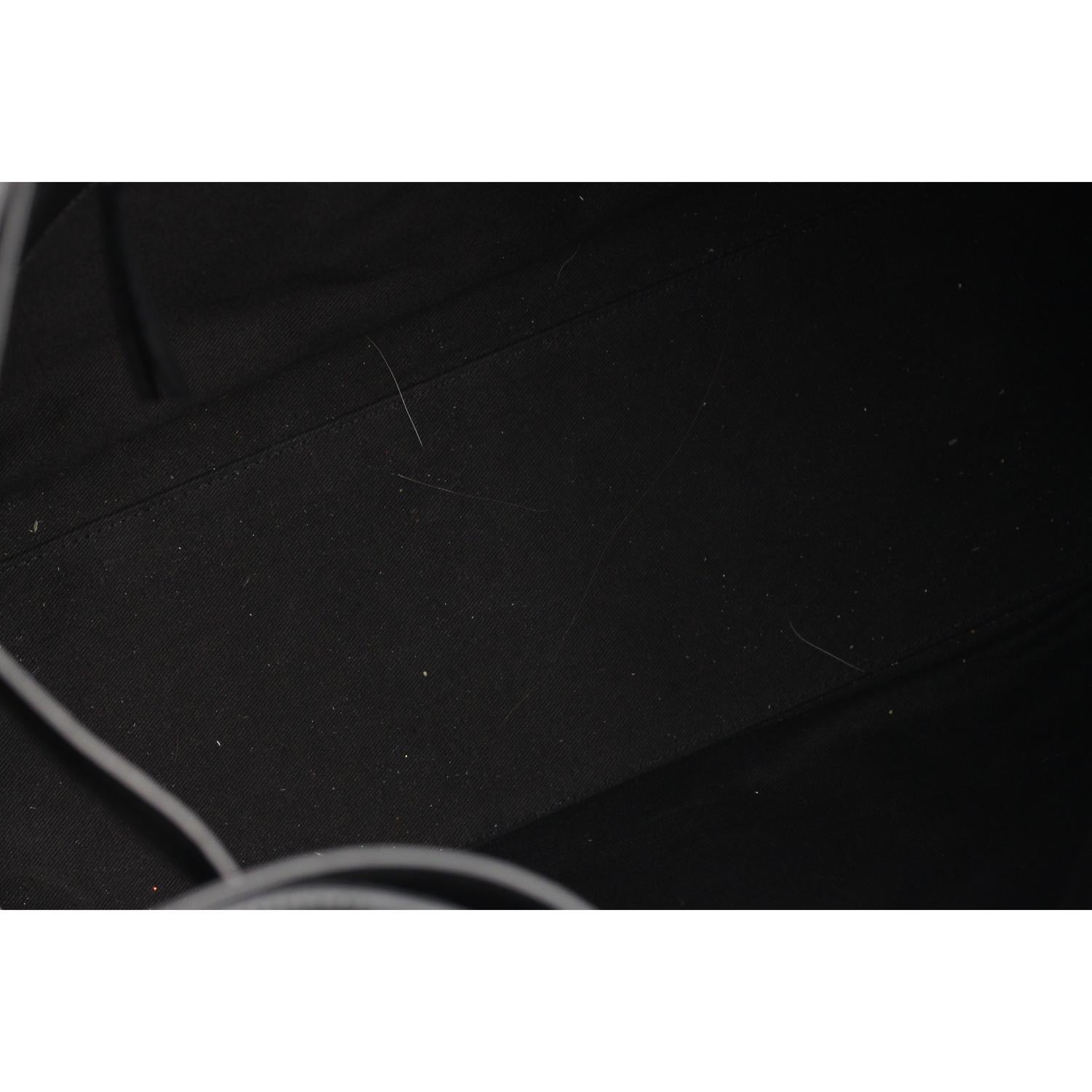 Maison Martin Margiela Line 11 Black Leather Tote Shoulder Bag In Excellent Condition In Rome, Rome