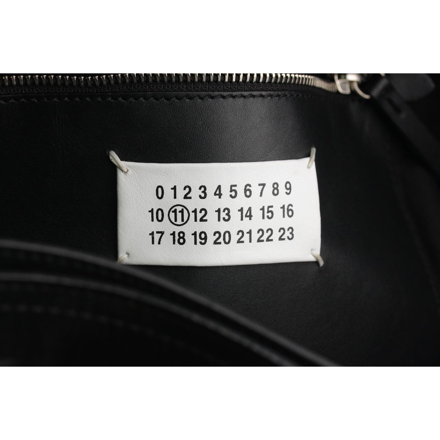 Maison Martin Margiela Line 11 Black Leather Tote Shoulder Bag 1