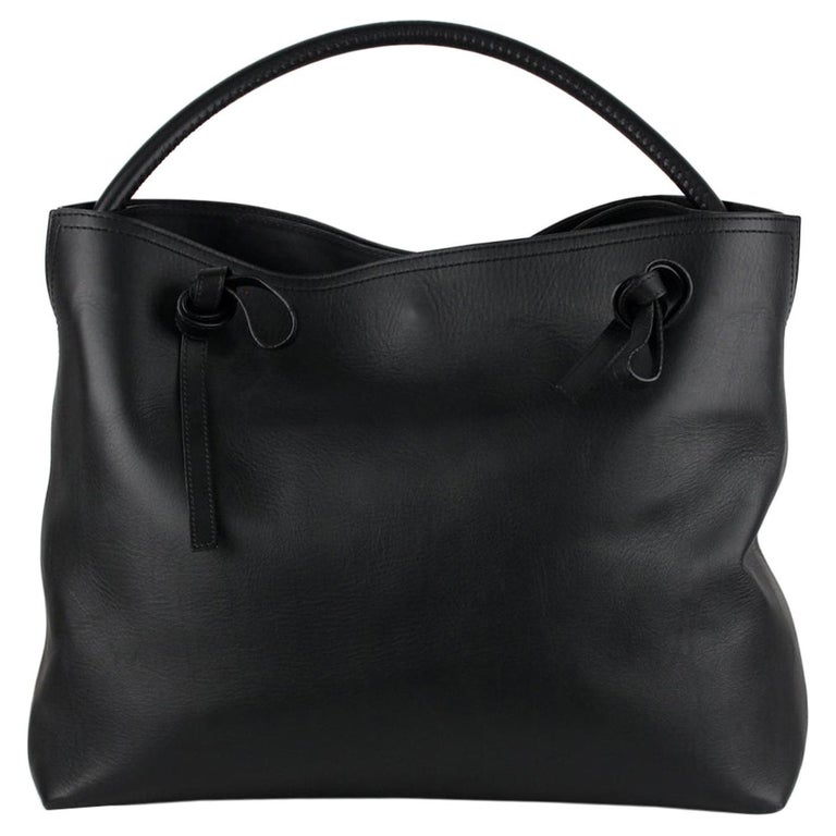 Maison Martin Margiela Line 11 Black Leather Tote Shoulder Bag For Sale ...