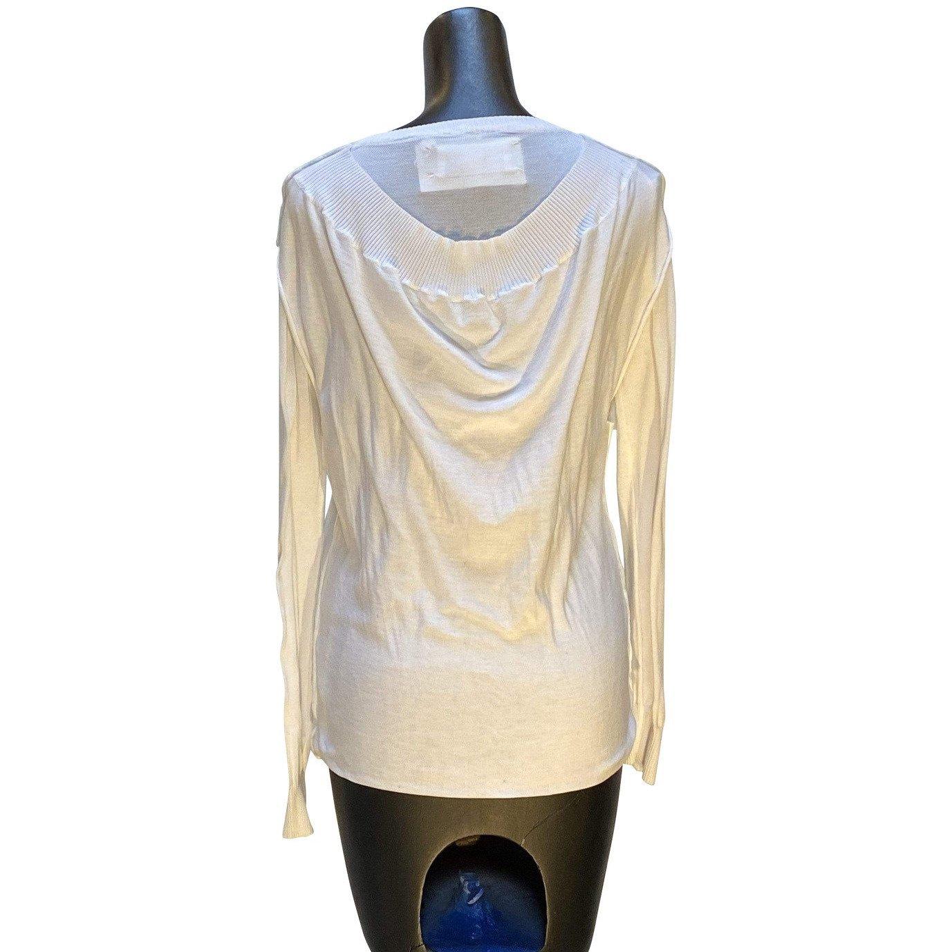 Maison Martin Margiela Long Sleeve Double Layer Top In New Condition For Sale In Laguna Beach, CA