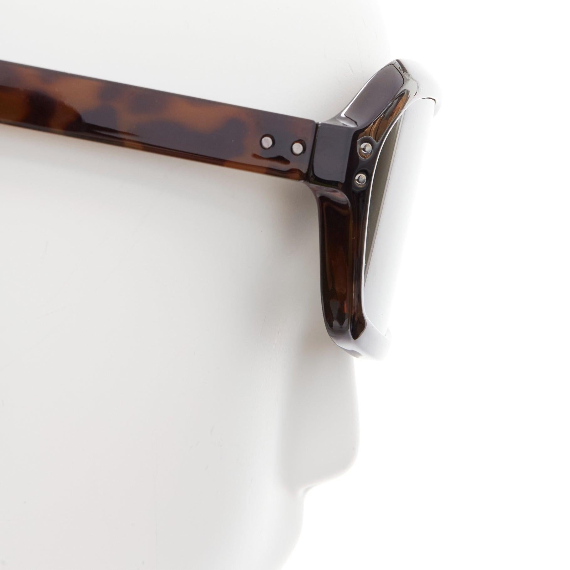 MAISON MARTIN MARGIELA MA3 Incognito brown tortoise shield sunglasses 2