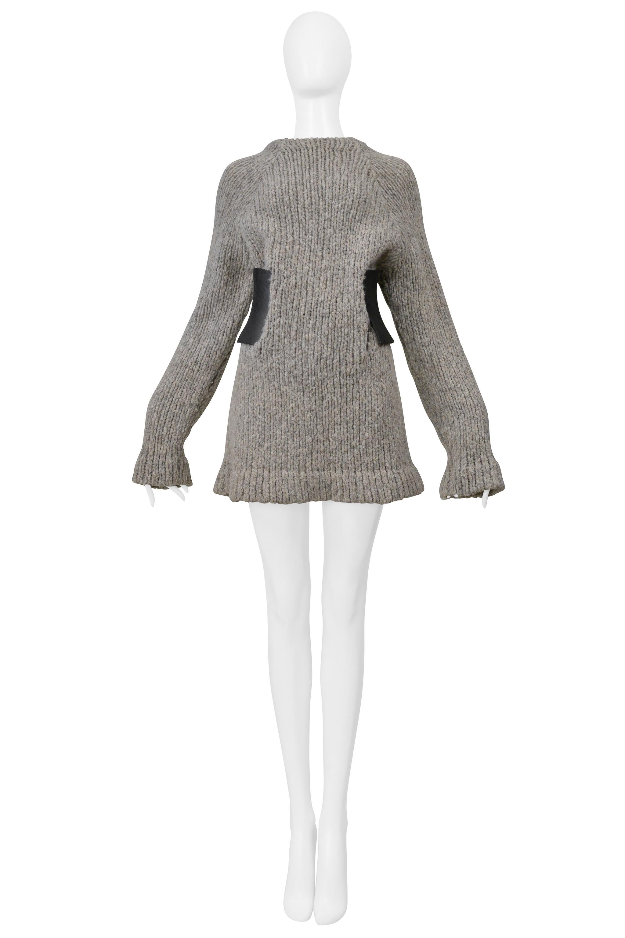 Maison Martin Margiela Pull en mélange avec fermetures éclair verticales à la taille 1997 en vente 1