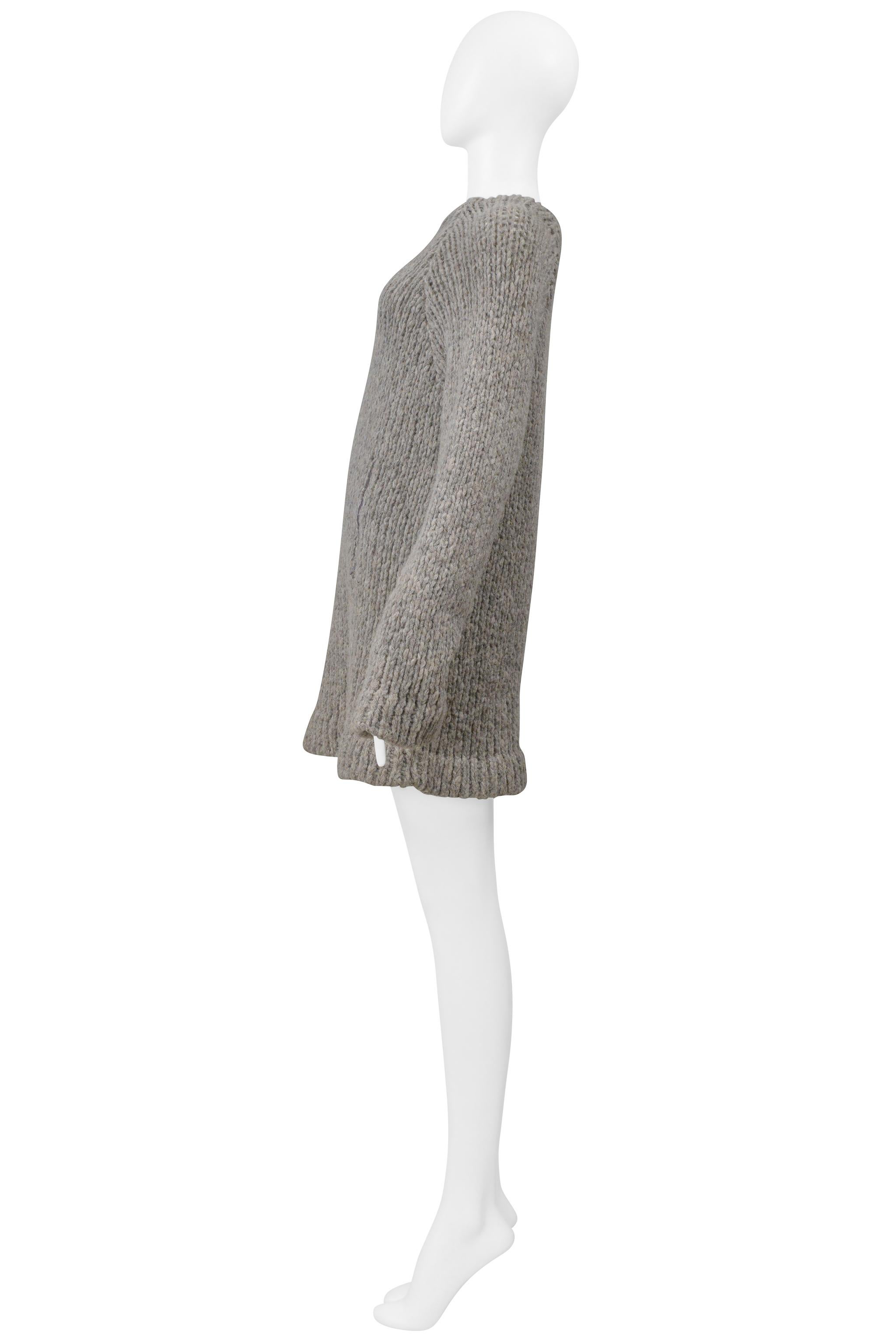 Maison Martin Margiela Pull en mélange avec fermetures éclair verticales à la taille 1997 en vente 3