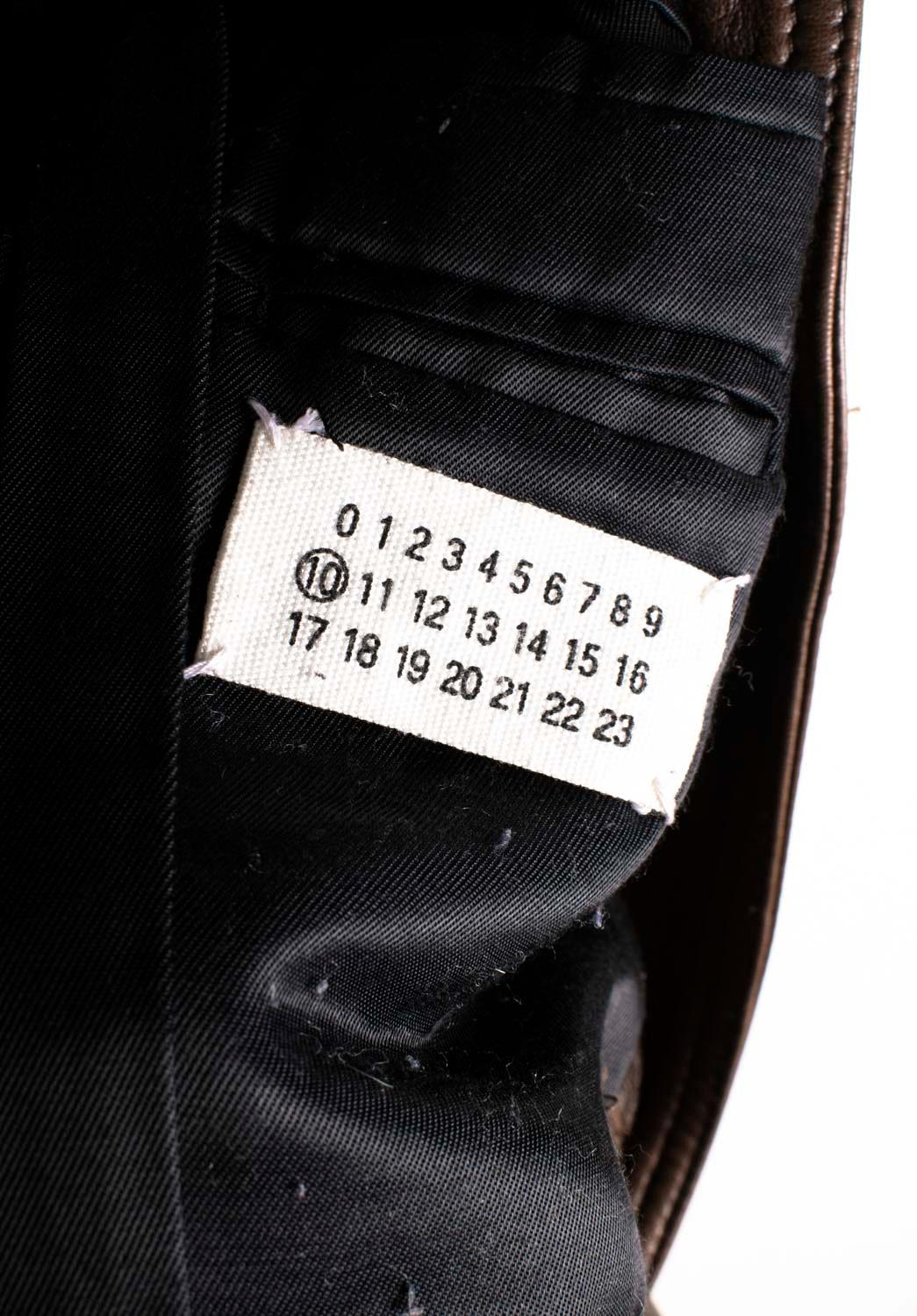 De los hombres Maison Martin Margiela Abrigo de piel para hombre Abrigo largo tipo gabardina Talla L en venta