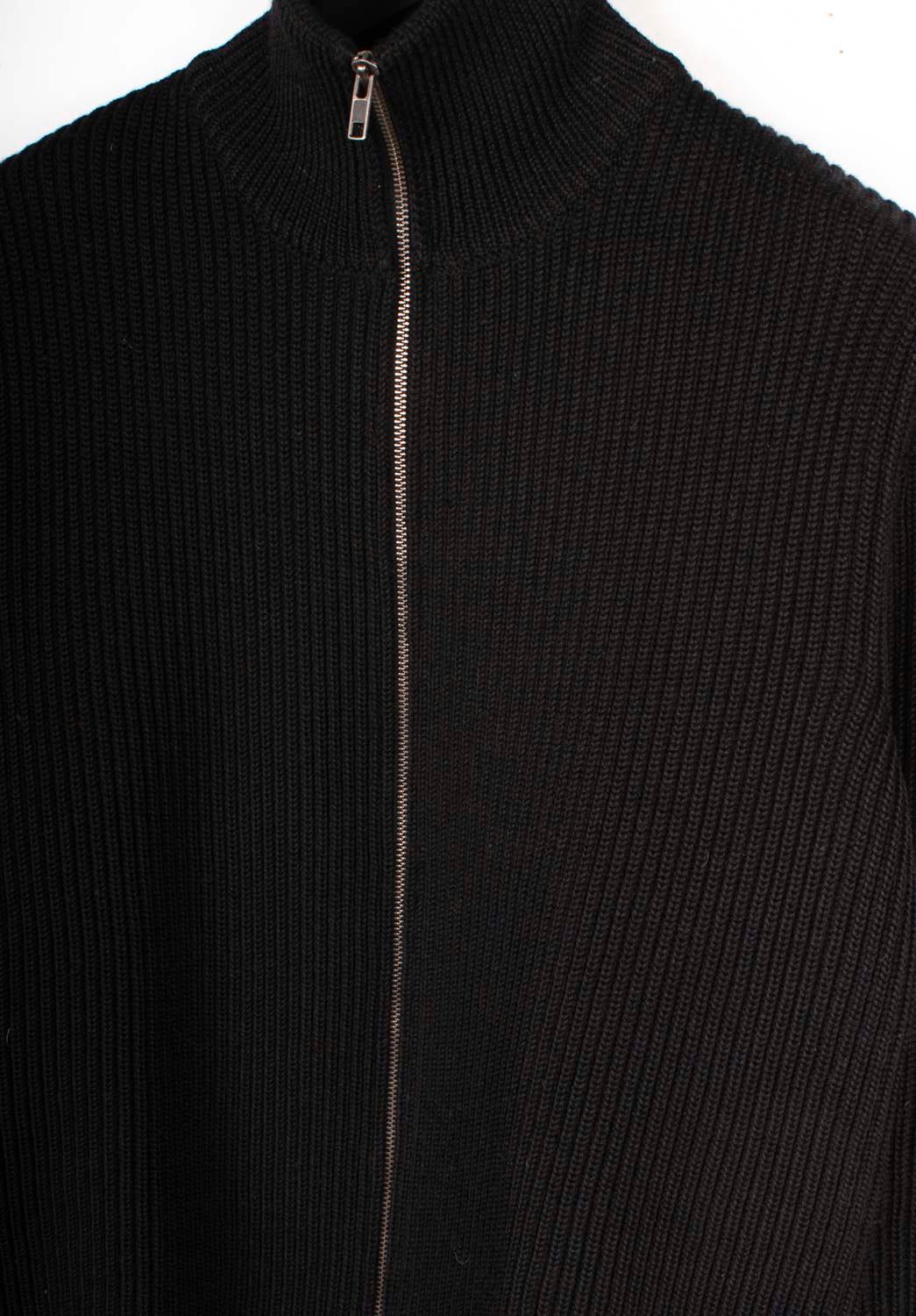 Noir Maison Martin Margiela Homme Pull Heavy Trucker Taille XL en vente