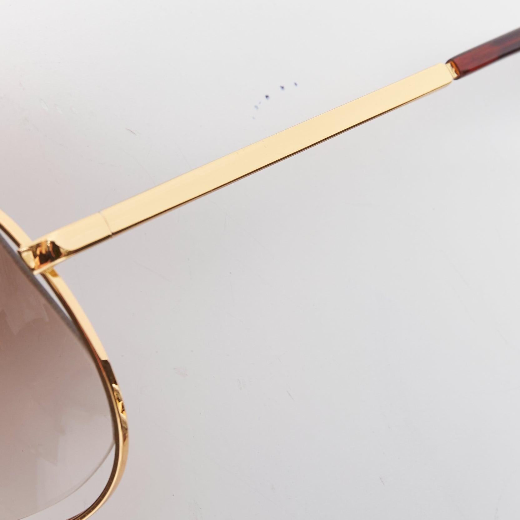 MAISON MARTIN MARGIELA MYKITA MMM02G gold cut out aviators 2