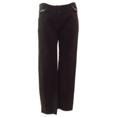 Maison Martin Margiela Pantalón estrecho negro