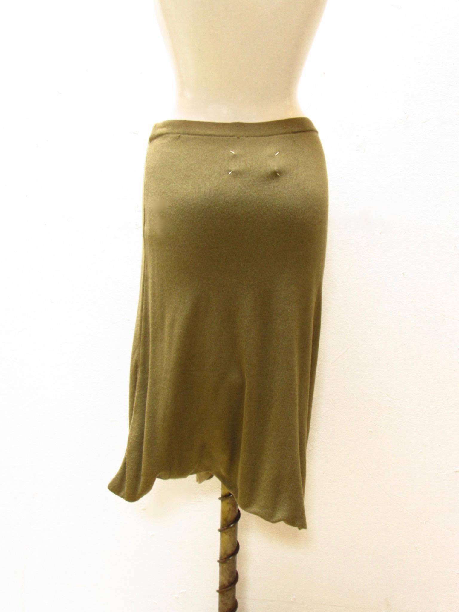 y3 wrap front skirt
