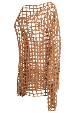 Maison Martin Margiela Open-Weave Net Knit Jumper