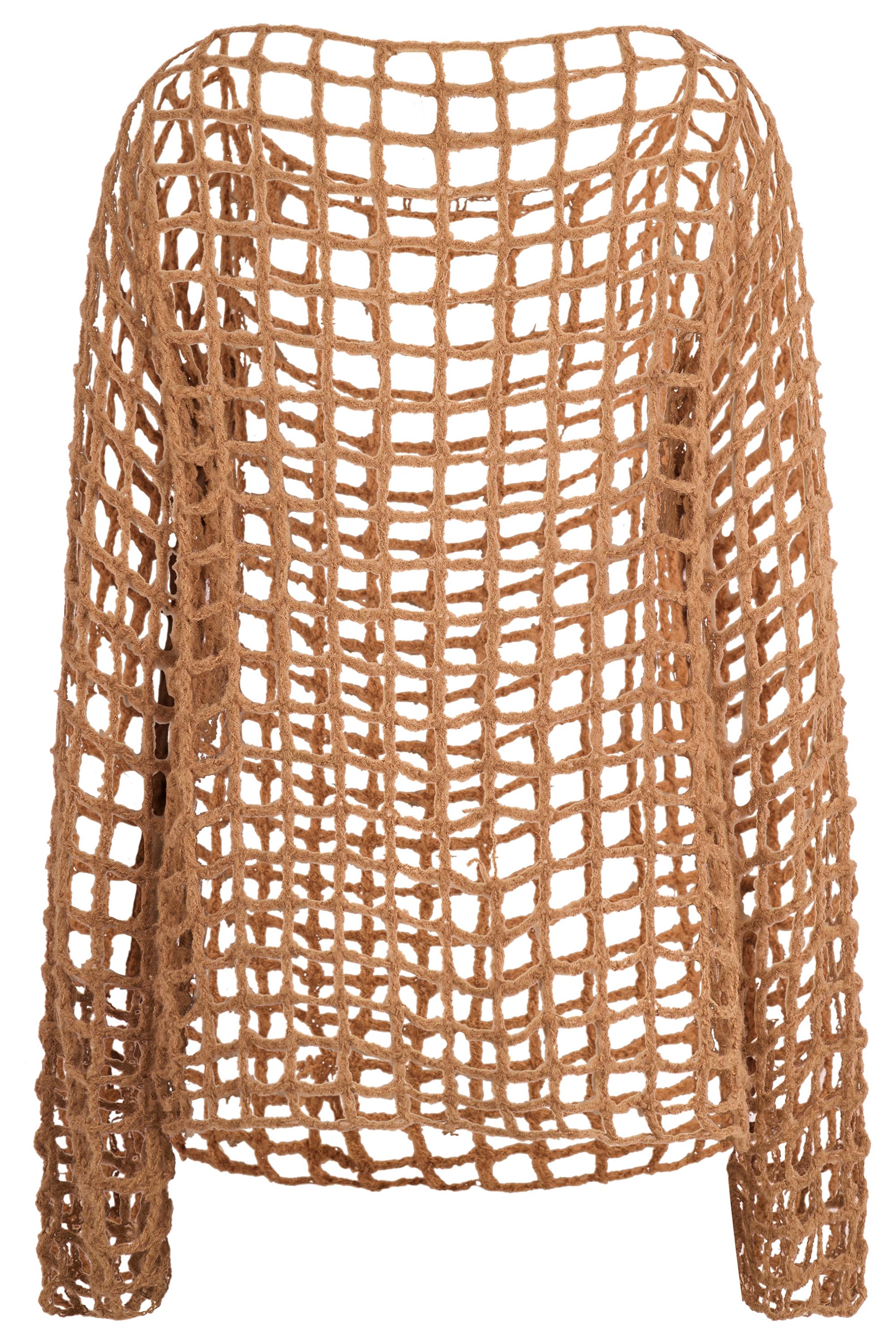 Women's or Men's Maison Martin Margiela Open-Weave Net Knit Jumper For Sale