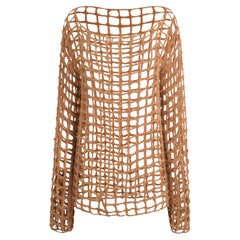 Maison Martin Margiela Open-Weave Net Knit Jumper