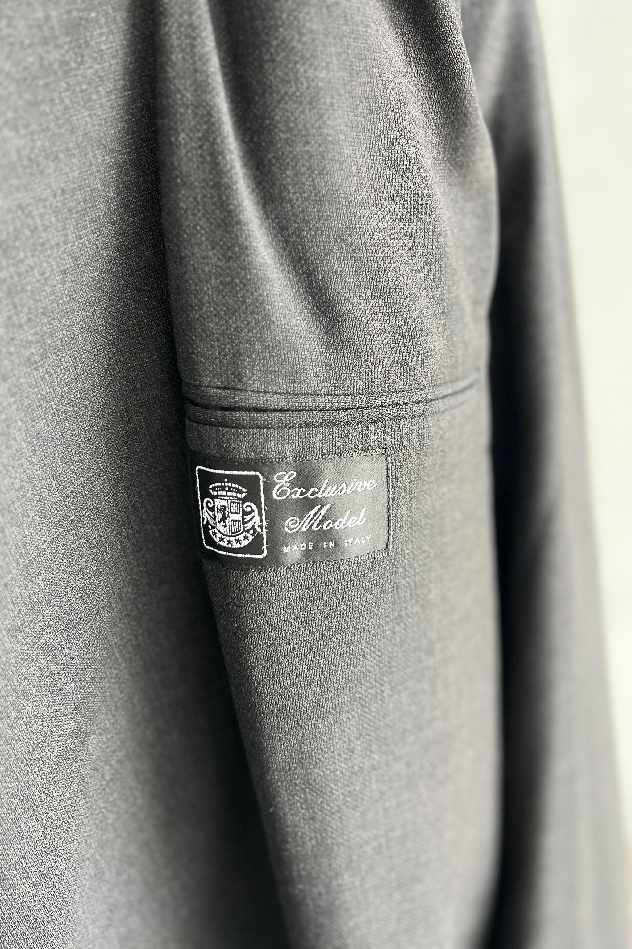 Maison Martin Margiela Veste de tailleur gris bleu surdimensionnée Aw 2000 en vente 2