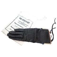 Maison Martin Margiela Re edition black Leather Glove coin purse 1999 brand new