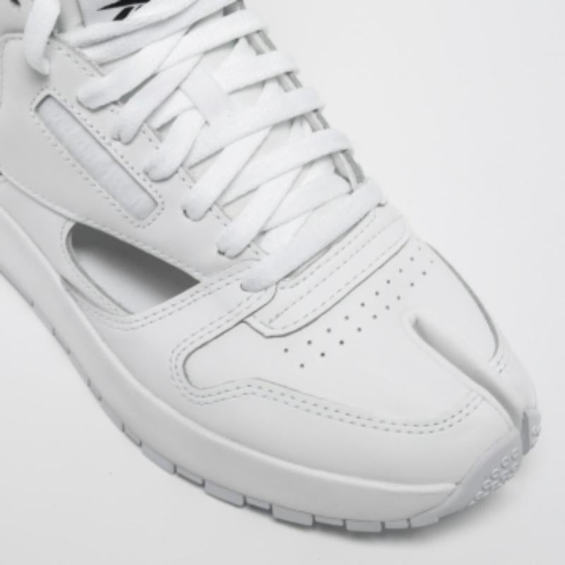 Maison Martin Margiela Reebok Zapatillas Altas Tabi Piel Blanca Talla 39 Gris en venta