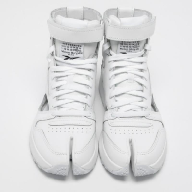 Maison Martin Margiela Reebok Zapatillas Altas Tabi Piel Blanca Talla 39 en venta 3