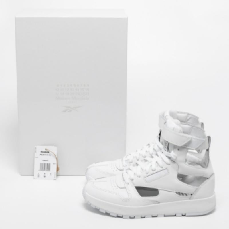 Maison Martin Margiela Reebok Zapatillas Altas Tabi Piel Blanca Talla 39 en venta 4