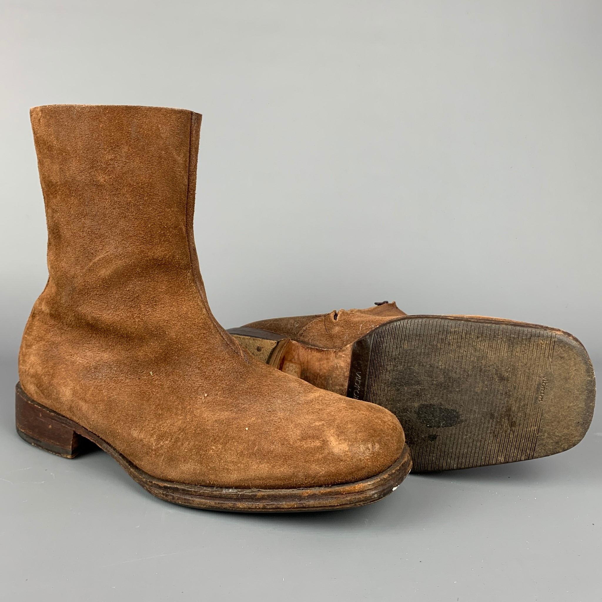 maison margiela square toe boots