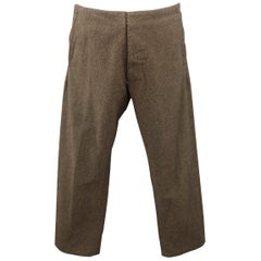 MAISON MARTIN MARGIELA Size 30 Charcoal Nailhead No Waistband l Pants