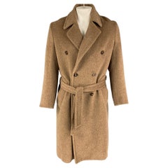 MAISON MARTIN MARGIELA Size 38 Tan Textured Wool Blend Coat
