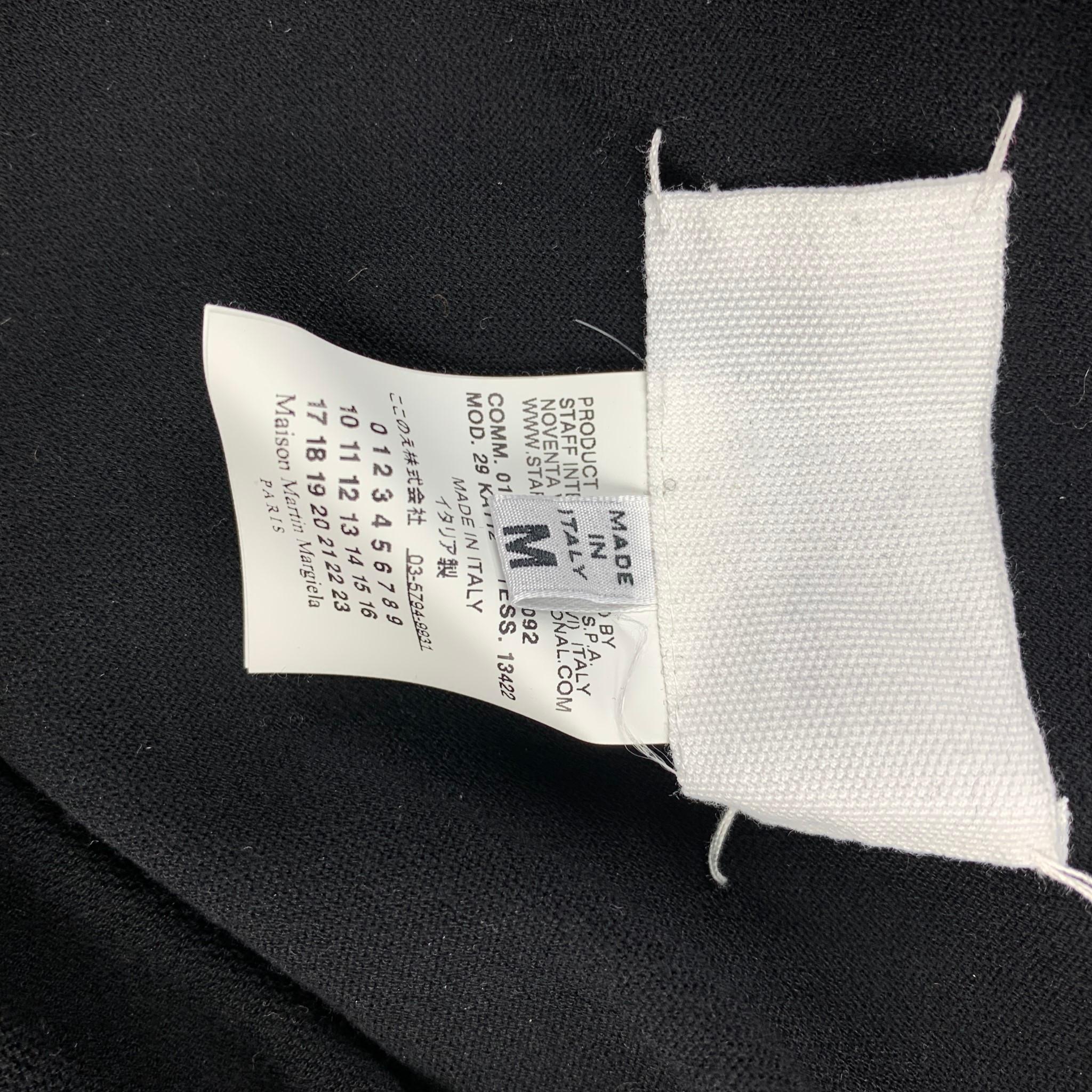 MAISON MARTIN MARGIELA Talla M Negro Viscosa / Poliéster Leggings en Bueno Estado en San Francisco, CA