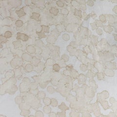 MAISON MARTIN MARGIELA Size M Off White Beige Marbled Cotton Long Sleeve Shirt