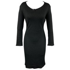 MAISON MARTIN MARGIELA Size S Black Viscose / Wool Sweater Dress