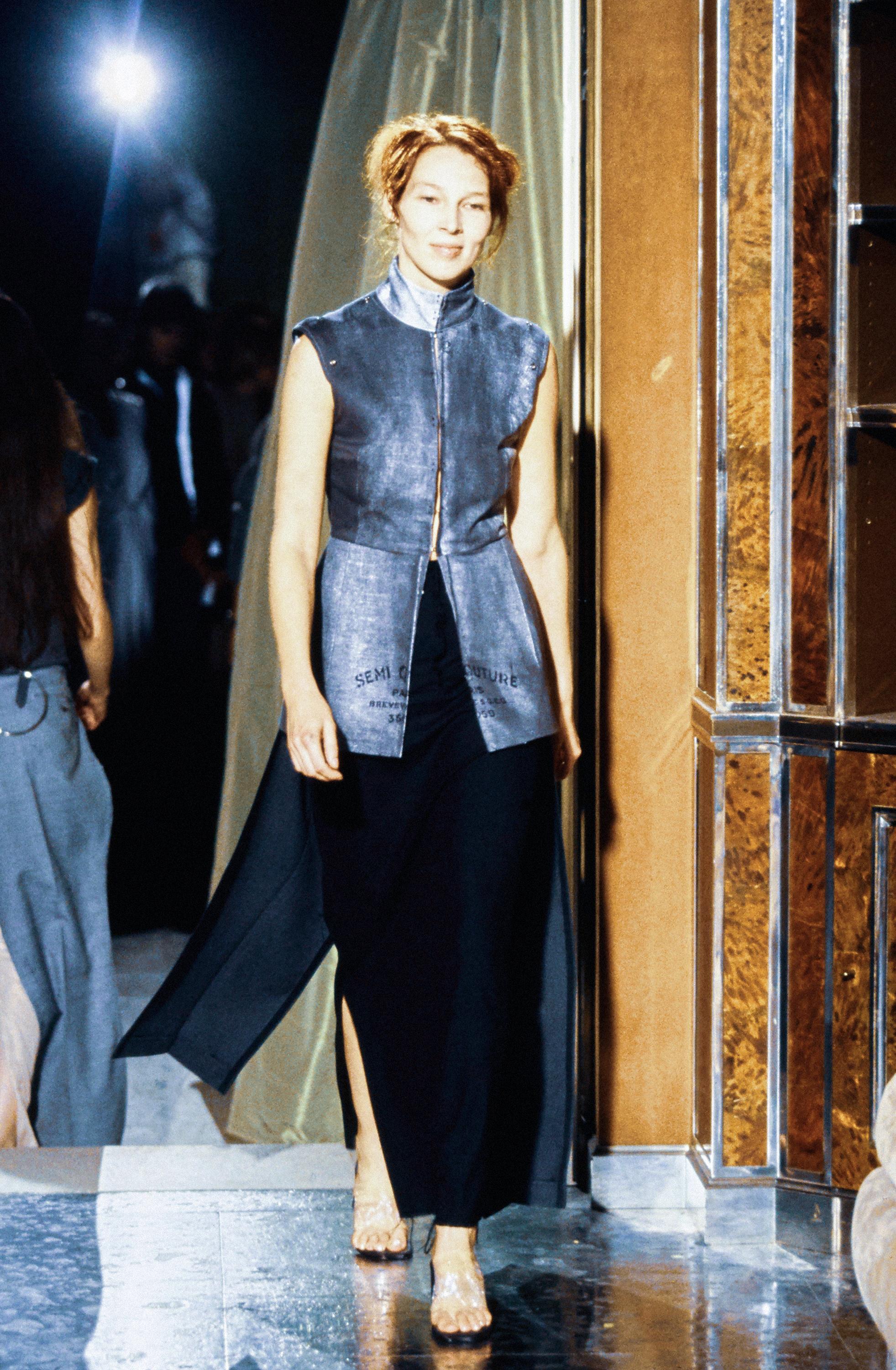 Maison Martin Margiela Frühjahr 1999 Trompe-L'œil Semi Couture Mieder im Zustand „Gut“ im Angebot in San Diego, CA