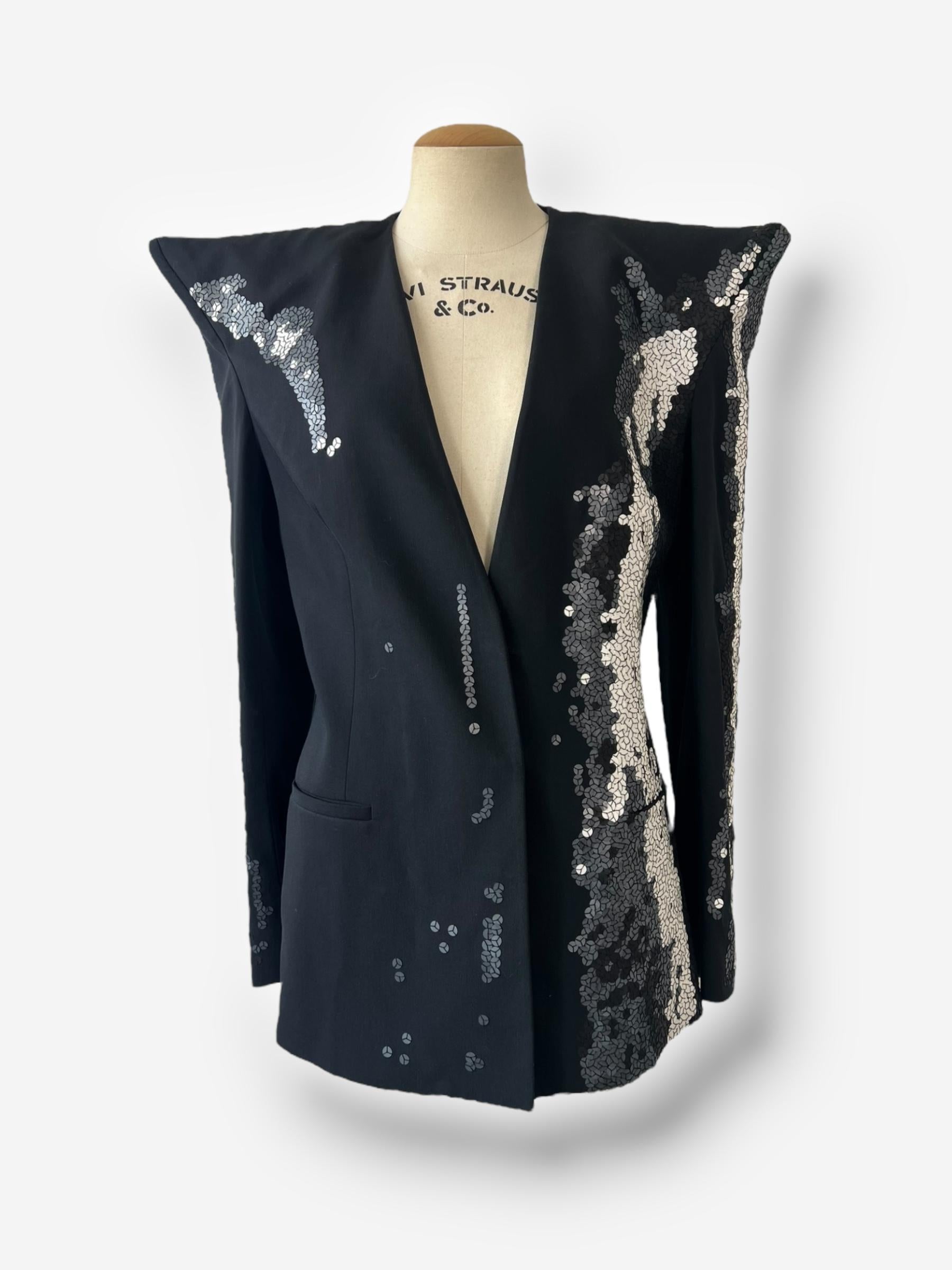 Maison Martin Margiela Blazer de lentejuelas Primavera/Verano 2008 en venta 1
