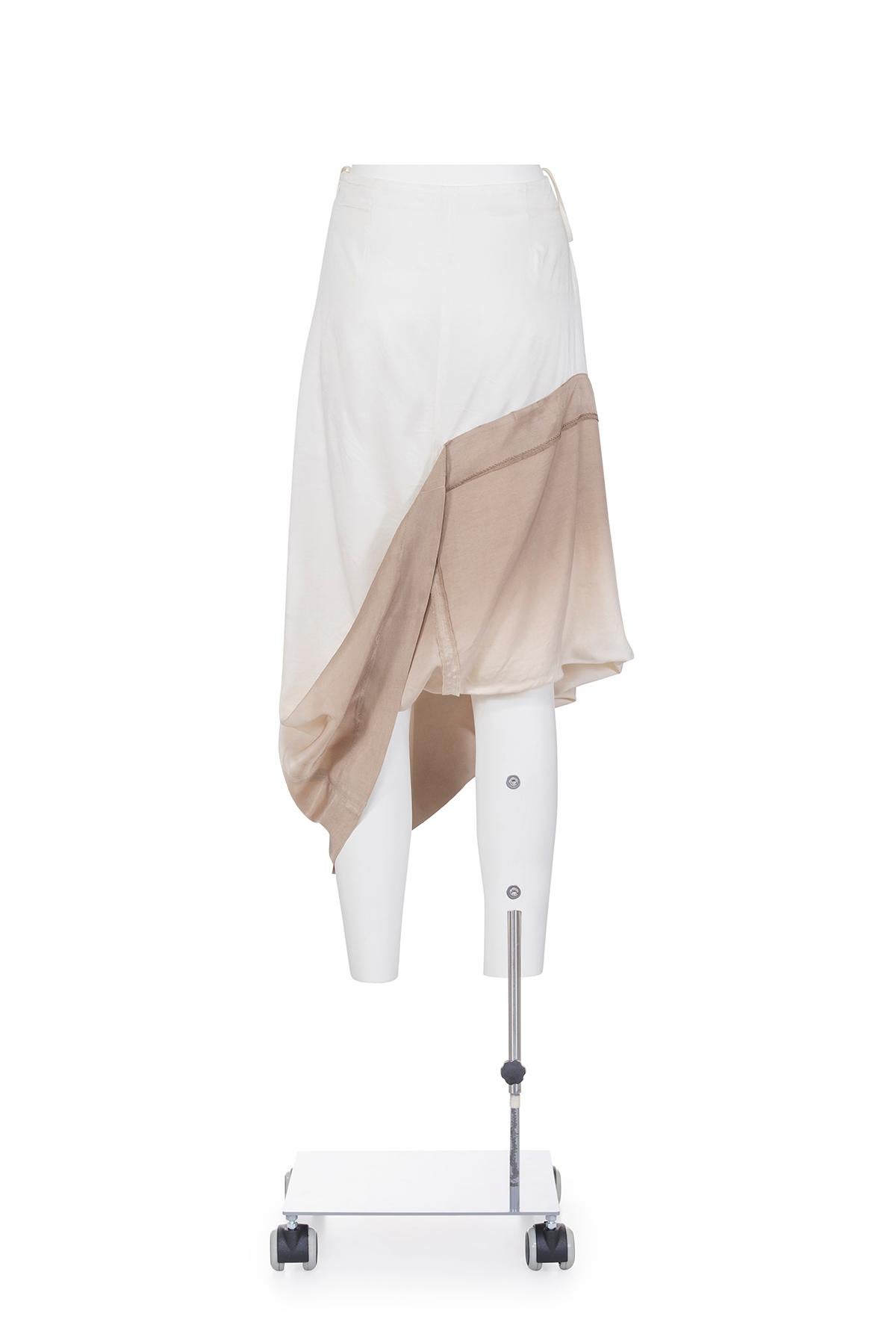 MAISON MARTIN MARGIELA SS 03 Iconic Shaded Hitched Up Skirt For Sale 1