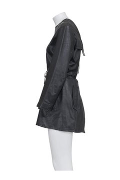 MAISON MARTIN MARGIELA SS 94 Artisanal Leather Mini Dress