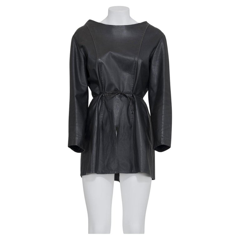 MAISON MARTIN MARGIELA SS 94 Artisanal Leather Mini Dress For Sale at  1stDibs