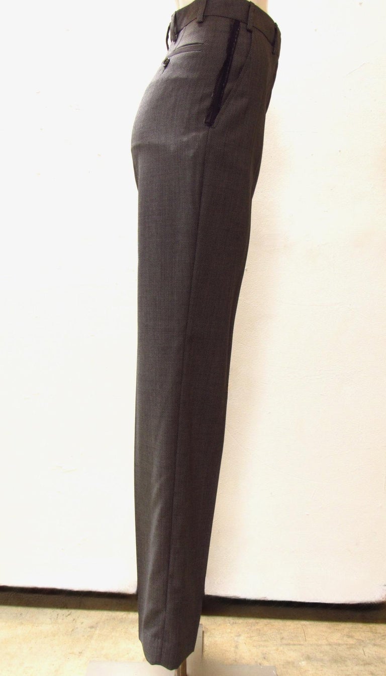 Maison Martin Margiela Brown Flannel Pant - Brushed Cotton Adjustable Waist