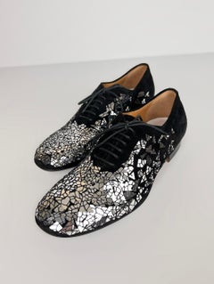 Maison Martin Margiela suede mirror derby shoes