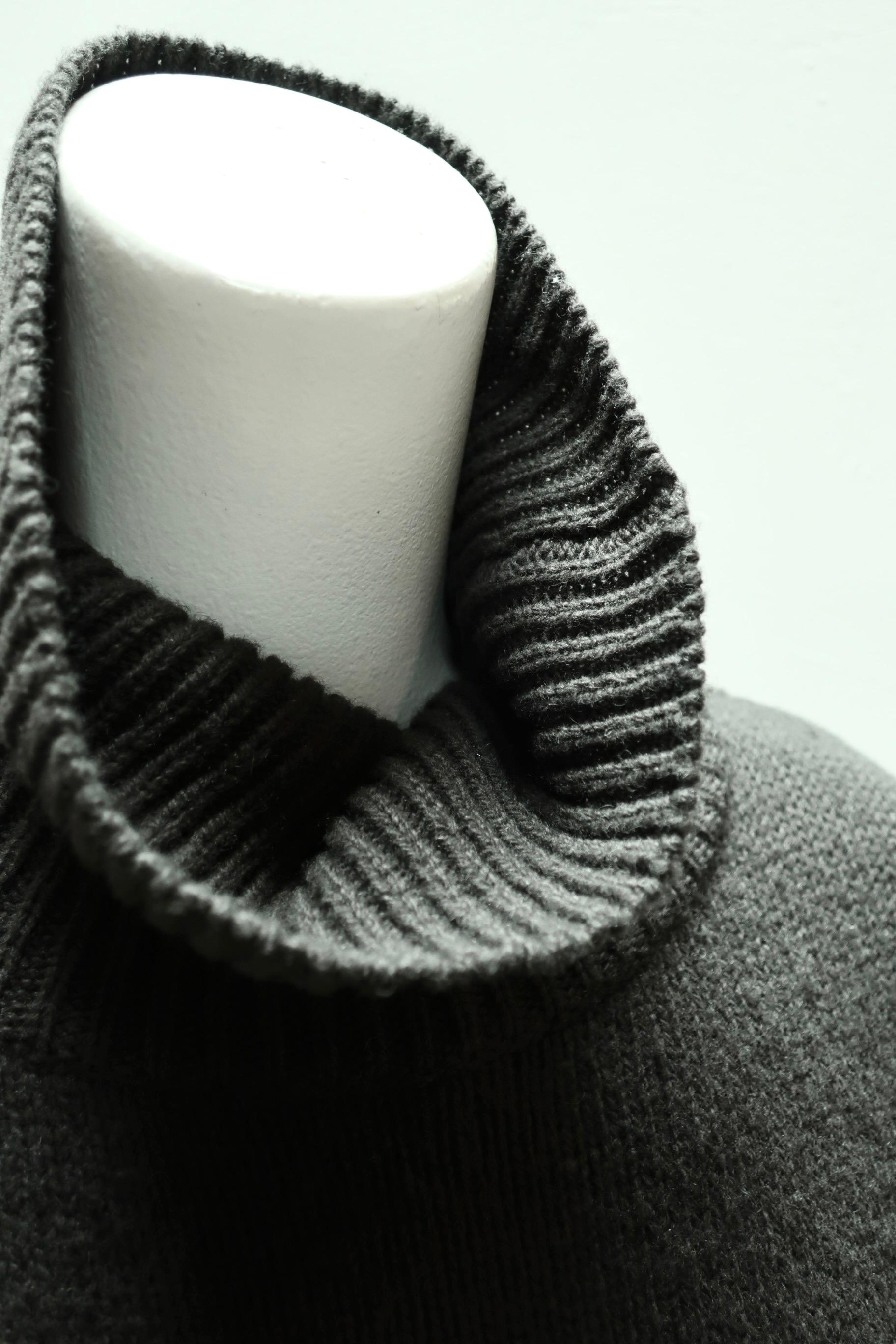 Black Maison Martin Margiela Turtleneck Sweater Dress
