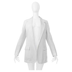 Maison Martin Margiela Veste blanche stéréotype et cintre Ss 2000