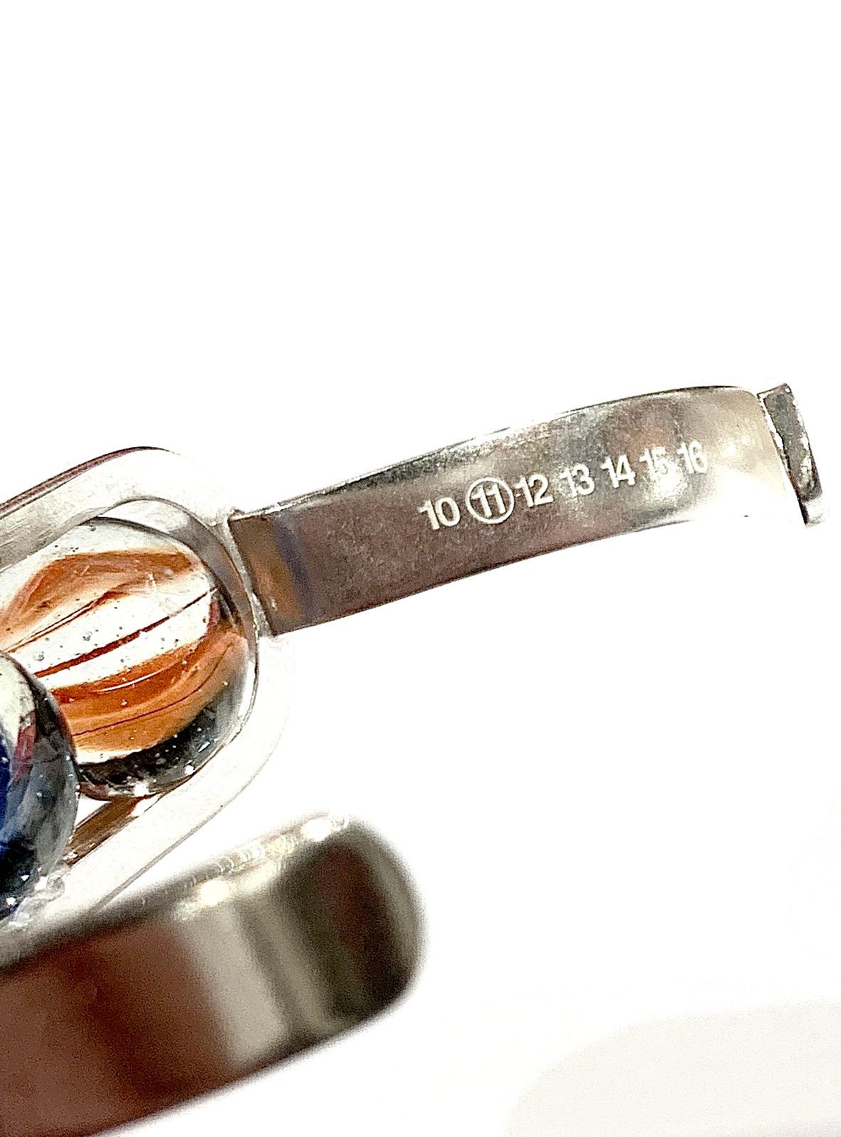 MAISON MARTINE MARGIRELA bracciale in ottone con biglie di vetro SS 2016 In condizioni Nuovo in vendita a Milano, IT