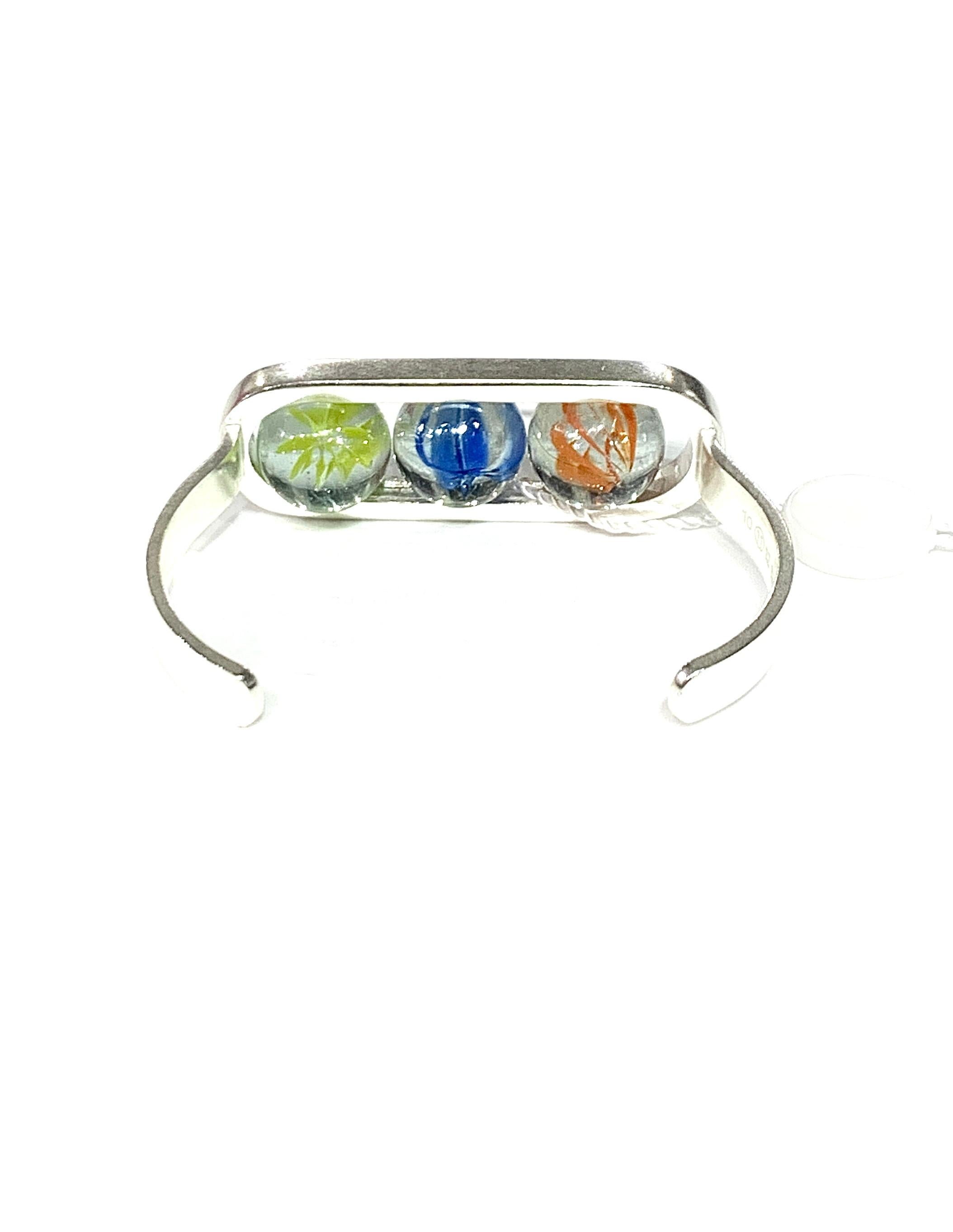MAISON MARTINE MARGIRELA bracciale in ottone con biglie di vetro SS 2016 in vendita 1