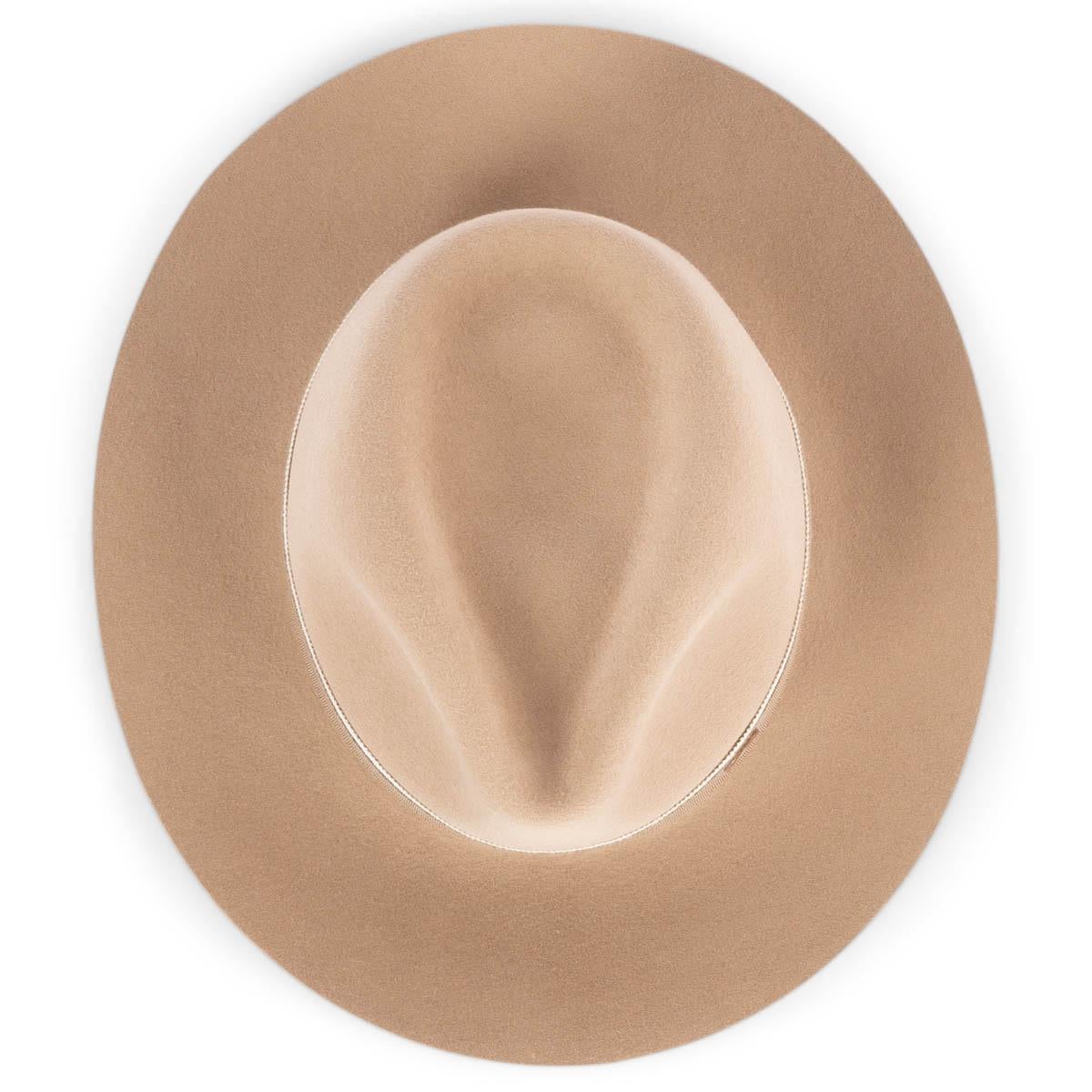 MAISON MICHEL beige rabbit felt JO Trilby Hat L 3