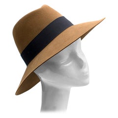 Maison Michel Brown Andre Rabbit-fur Felt Hat	