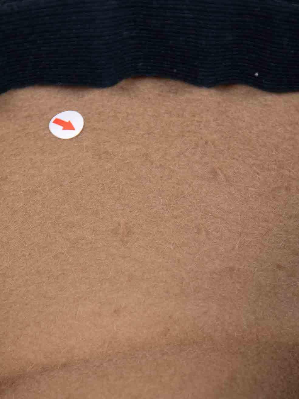 Maison Michel Camel Wool Felt Hat For Sale 2
