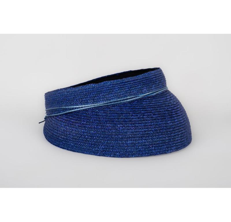 Maison Michel Cap Eyeshade Hat, 2023 In Excellent Condition For Sale In SAINT-OUEN-SUR-SEINE, FR