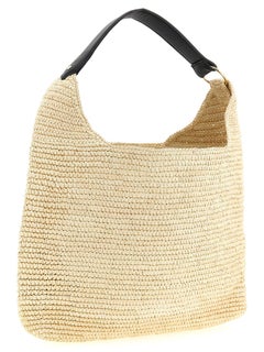 Maison Michel Cristiana Shoulder Bag — Beige