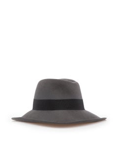 Chapeau fedora gris Maison Michel