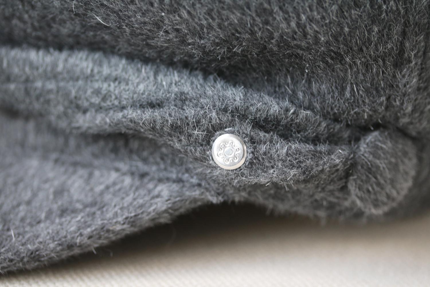 Gray Maison Michel New Abby Wool-Blend Hat